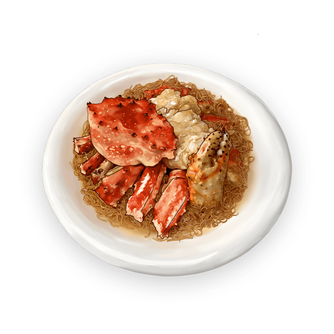 Chin Huat Live Seafood - King Crab Wok Hei Bee Hoon